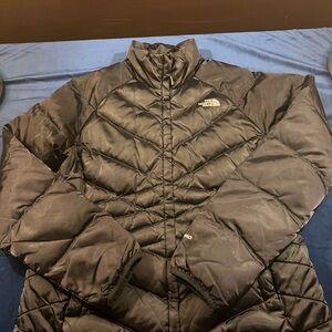 Women’s North Face 550 Down Fill Jacket – Black – Size Large